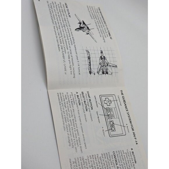 Top Gun The Second Mission (NES Nintendo, 1987) Manual Booklet Only - Picture 5 of 6